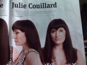 La nouvelle coupe de cheveux de Julie Couillard