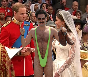 Borat au mariage royal