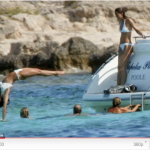 Pippa Middleton en bikini sur un yacht