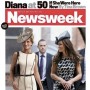 Couverture du Newsweek avec Lady Di et Kate Middleton
