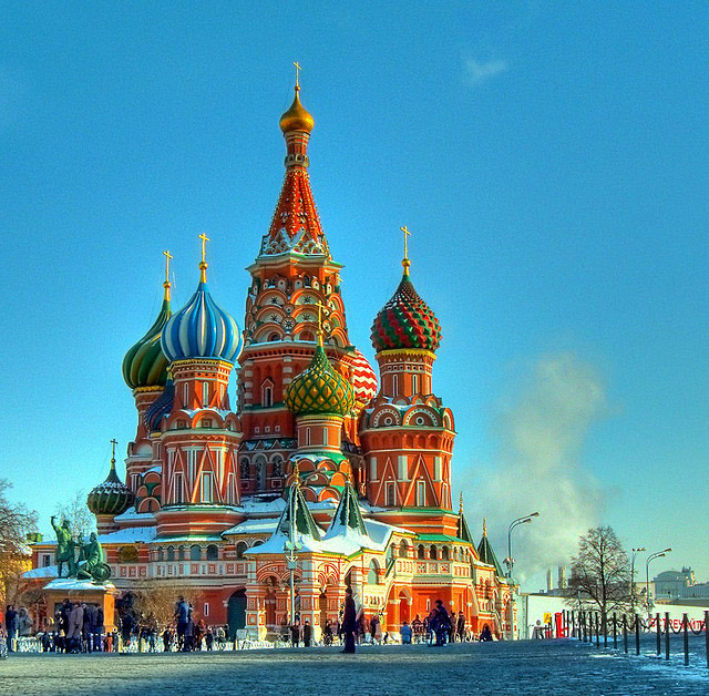 Cathédrale Saint-Basile, Place rouge, Moscou, Russie