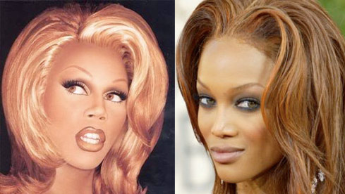 Tyra Banks et RuPaul ont le même coiffeur