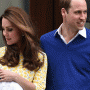 Kate Middleton, le prince William et la petite Charlotte Elizabeth Diana